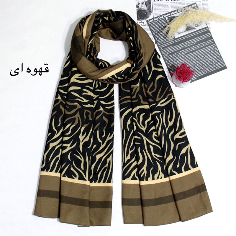 شال زنانه مدل موهر جدید طرح زبرا کد ana-9510 -  - 2