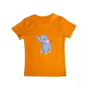 تی شرت آستین کوتاه پسرانه مدل فیل کوچولو Og050