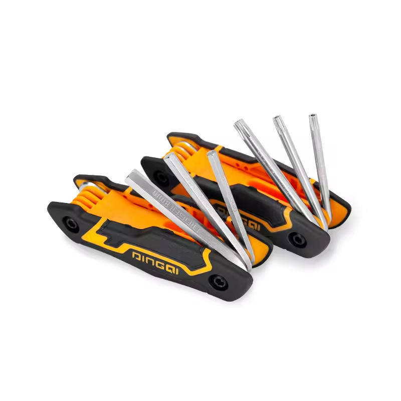 آچار آلن شش گوش و ستاره ای دینگشی مدل D_SET2  مجموعه 2 عددی