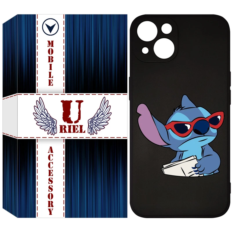 کاور یوریل  مدل KSH کد 69 طرح استیچ مناسب برای گوشی موبایل اپل iPhone 13