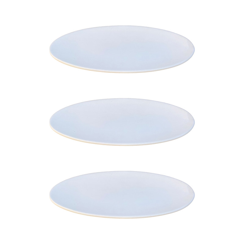 دیس سرامیکی خام مدل بیضی کد BDW 34 بسته 3 عددی