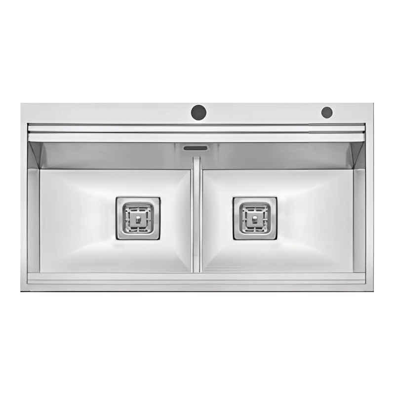 سینک ظرفشویی استیل توکار یک لگنه الکا استیل مدل 4012