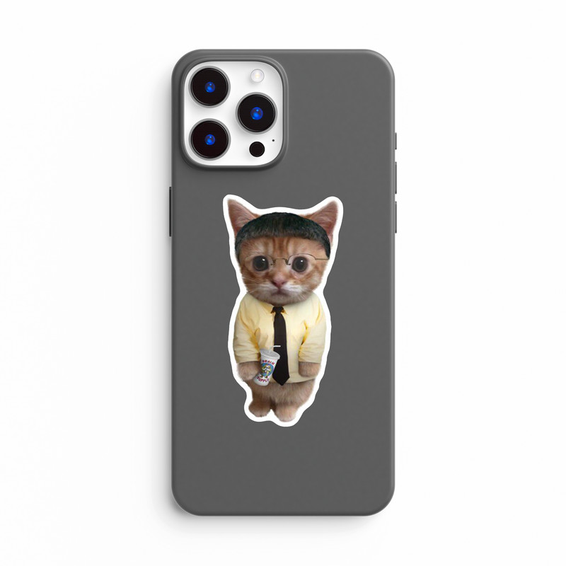 استیکر لپ تاپ و موبایل بووم طرح Gus Fring مدل Kitty کد VR32