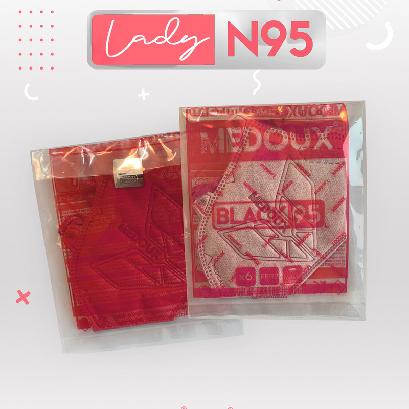 ماسک تنفسی مداکس مدل Lad مجموعه 6 عددی