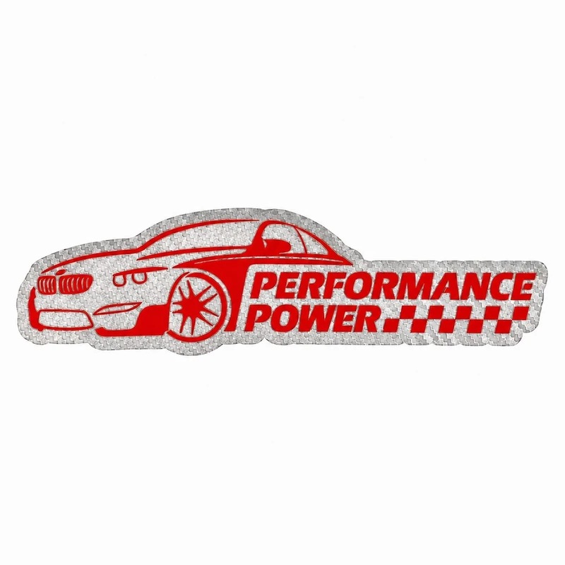 برچسب بدنه خودرو سولگی مدل شبرنگ طرح Performance Power کد M515