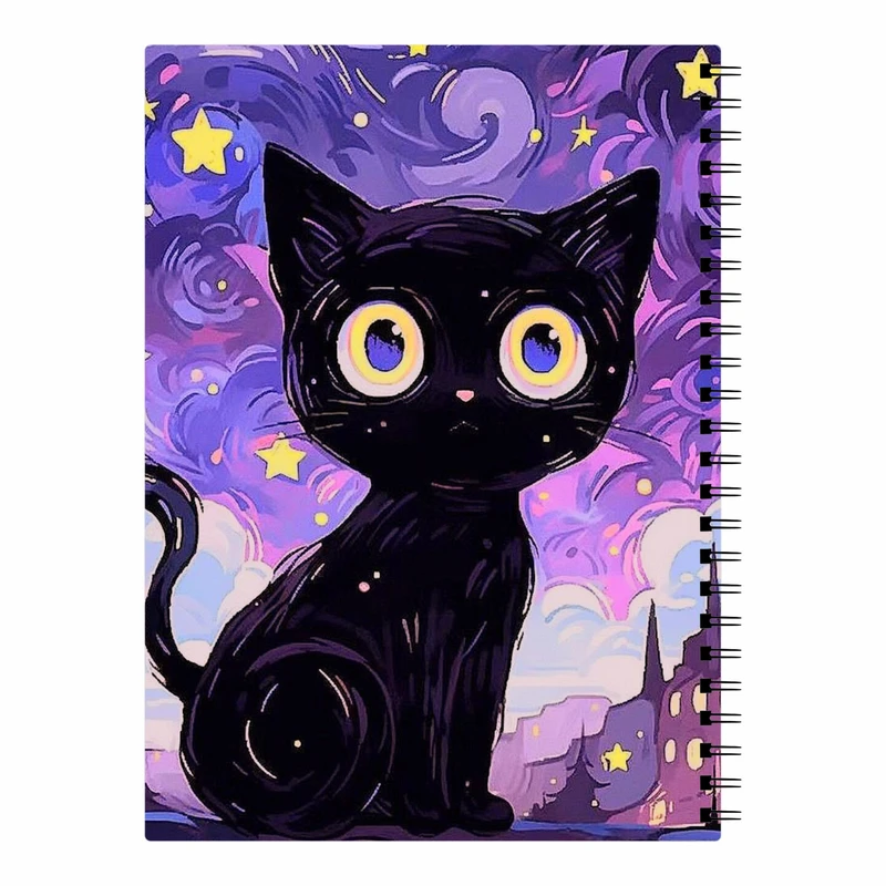 دفتر مشق 70 برگ لنکامر مدل گربه کد LA5-341b