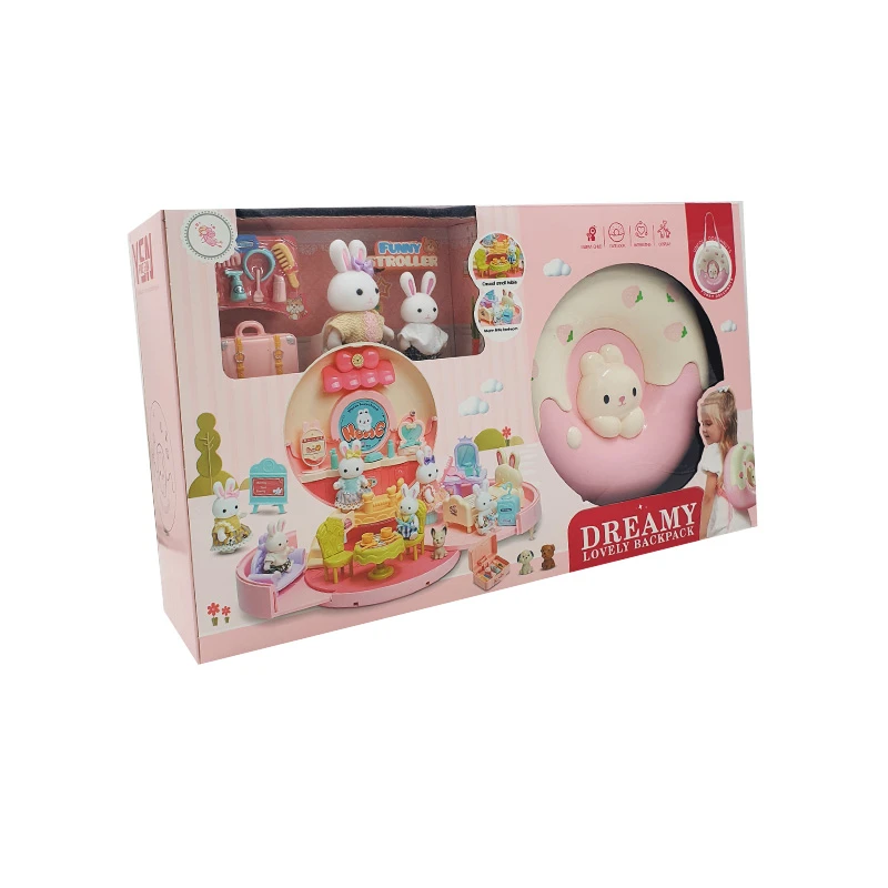 اسباب بازی مدل  خانه خرگوش طرح کیف دوناتی کد 6695