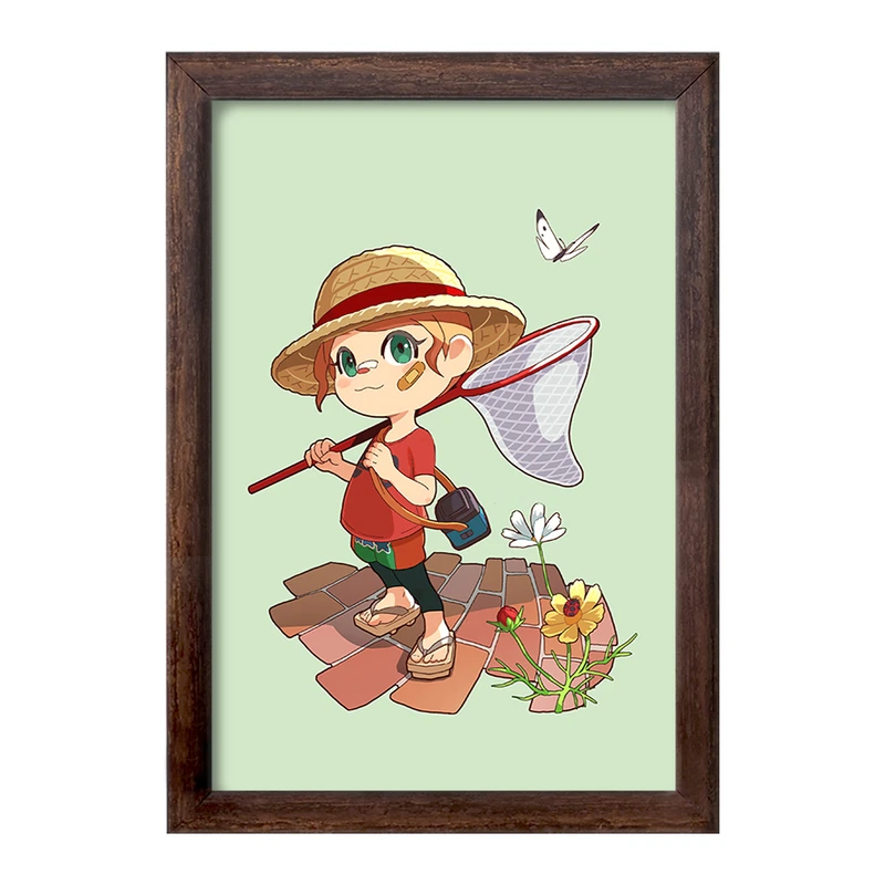 تابلو خندالو طرح بازی انیمال کراسینگ (Animal Crossing) کد 32662