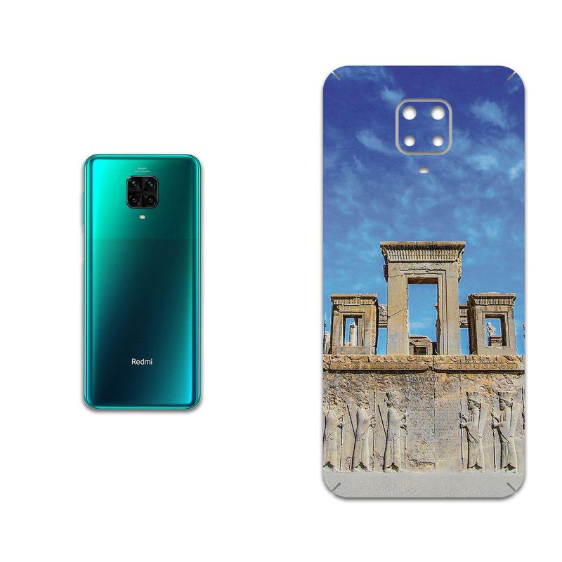 برچسب پوششی ماهوت مدل TAKHT-e-JAMSHID مناسب برای گوشی موبایل شیائومی Redmi Note 9 Pro
