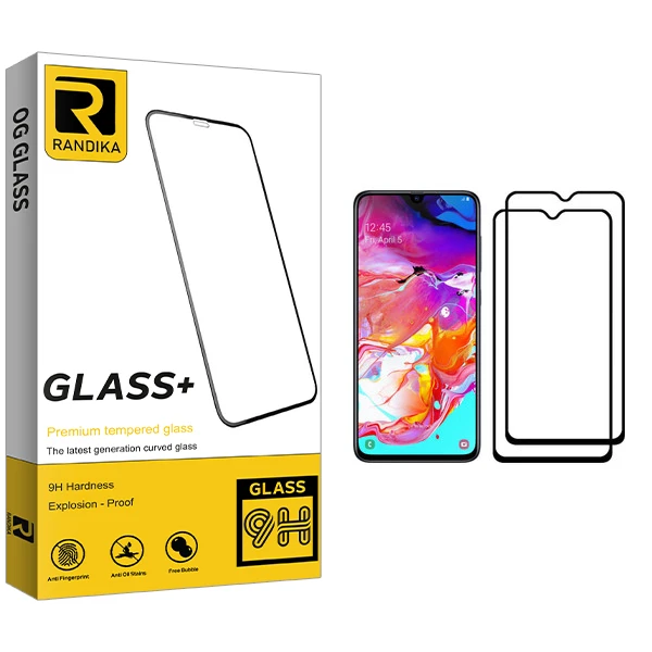 محافظ صفحه نمایش راندیکا مدل GLD مناسب برای گوشی موبایل سامسونگ Galaxy A70 بسته دو عددی