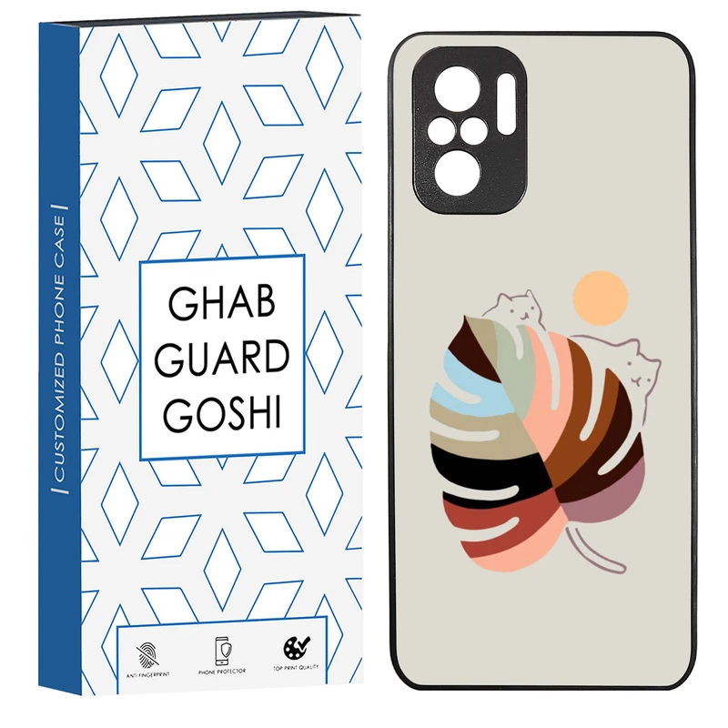 کاور قاب گارد گوشی طرح گربه کد TPU-014 مناسب برای گوشی موبایل شیائومی Redmi Note 10 4g / Redmi Note 10s / Poco m5s