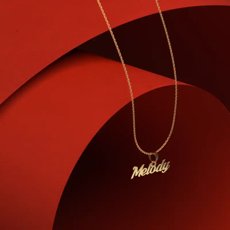 گردنبند طلا 18 عیار زنانه مدوپد مدل Melody