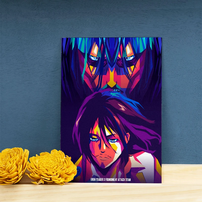 پوستر صبا طرح طرح انیمه اتک آن تایتان کد W227