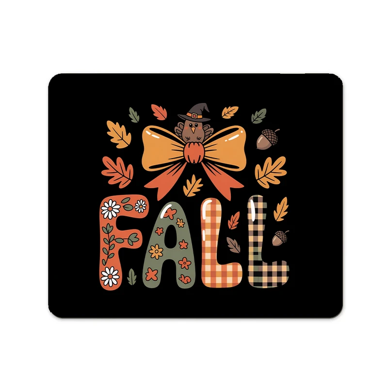 ماوس پد پاد آفرین مدل فصل پاییز طرح فانتزی کارتونی کد P802 سایز 19*24 سانتی متر