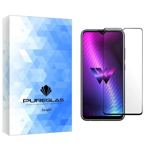 محافظ صفحه نمایش شیشه ای پیور گلس مدل NueGlas مناسب برای گوشی موبایل ال جی W30 Pro