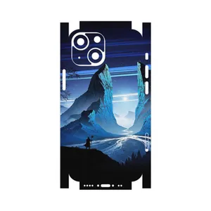 MAHOOT Blue Mountains Digital Art-FullSkin Cover Sticker for Apple iPhone 13 Mini