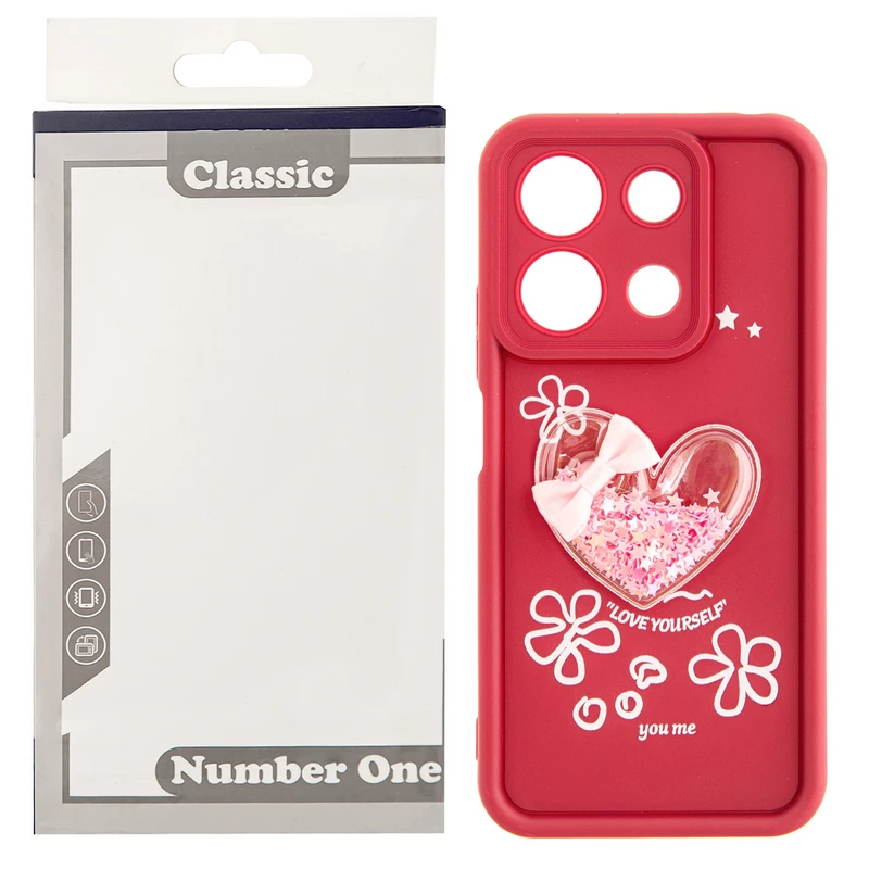 کاور کلاسیک طرح سولید قلبی مدل پُرستاره کد KHO.982 مناسب برای گوشی موبایل شیائومی REDMI Note 13 Pro 4G