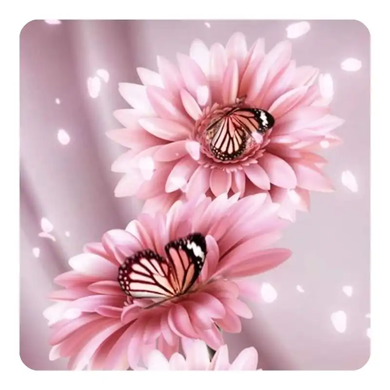 مگنت طرح گل و پروانه مدل mg10196