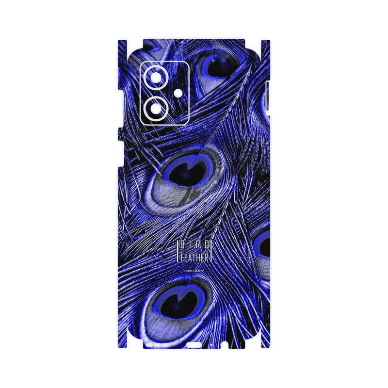 برچسب پوششی ماهوت مدل Purple Feather-FullSkin مناسب برای گوشی موبایل موتورولا Moto G54