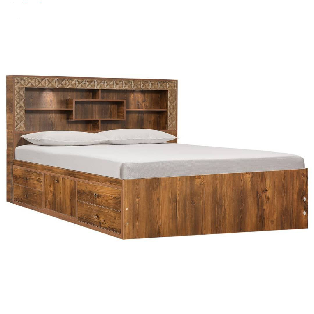 تخت خواب دو نفره کد 208 سایز 160×200 سانتی متر 