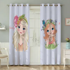 پرده نیروانا طرح کودک  مدل هازان کد 4362 سایز 140×280 سانتی متر