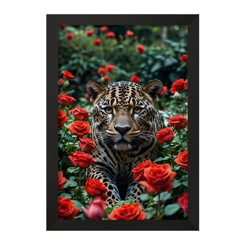 تابلو خندالو مدل پلنگ کد F10737