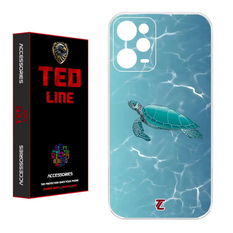 کاور تد لاین طرح لاک پشت کد 1100 مناسب برای گوشی موبایل شیائومی Redmi Note 12 Pro 5G / Poco X5 Pro