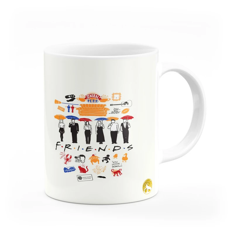 ماگ هومرو طرح فرندز مدل MG5529