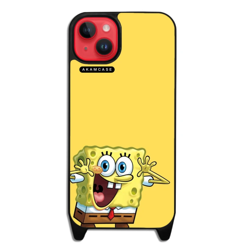 کاور آکام مدل AMC-WLA14PLUS-SPONGE BOB11 مناسب برای گوشی موبایل اپل iPhone 14 Plus