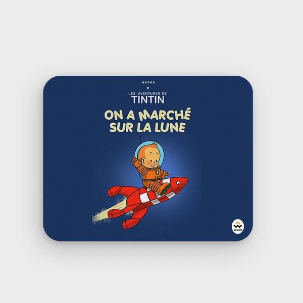 ماوس پد شادیت مدل انیمیشن ماجراهای تن‌تن کد01 سایز24*19 سانتیمتر