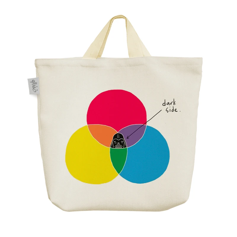 ساک خرید خندالو مدل ترکیب رنگی کد H74