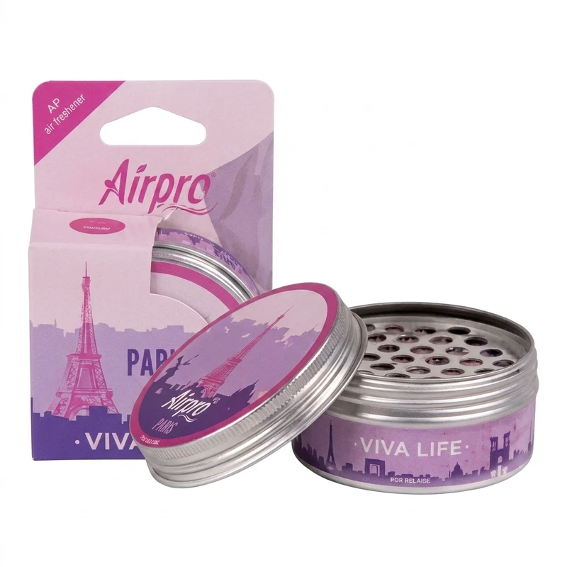 خوشبوکننده خودرو ایرپرو مدل VIVA LIFE PARIS با رایحه شاتوت