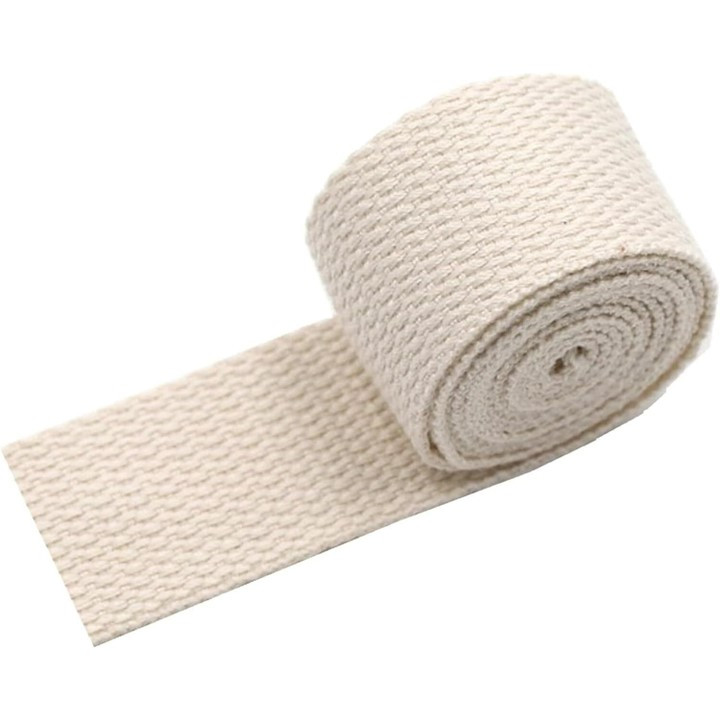 بند کیف مدل نوار کتان مدل پنبه ای طول 5 متر