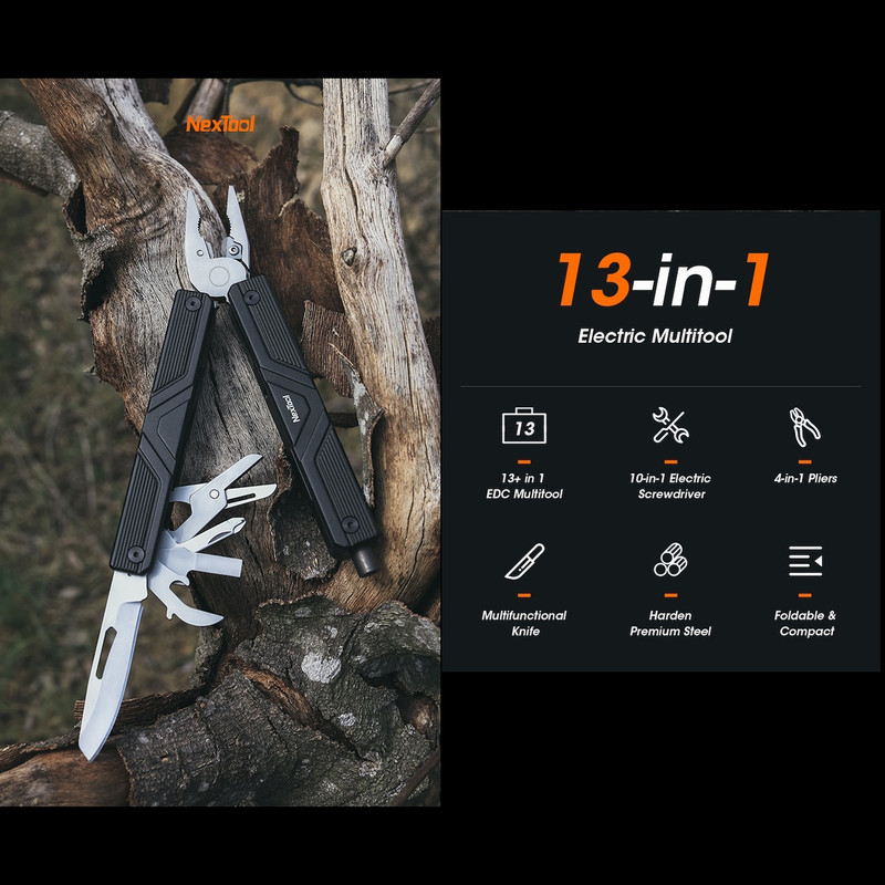 ابزار چندکاره شارژی نکس تول مدل GEMINI ELECTRIC MULTI-FUNCTIONAL KNIFE