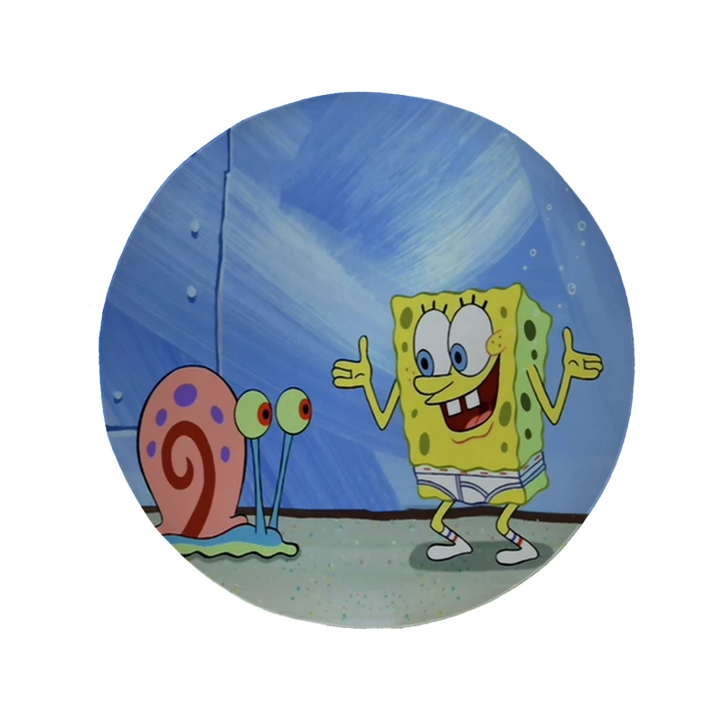 پادری مدل دایره طرح باب اسفنجی کد 8550 سایز 90 × 90 سانتی متر