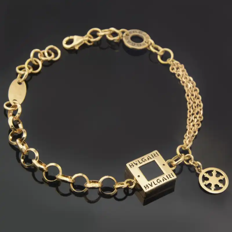 دستبند طلا 18 عیار زنانه طلای مستجابی کد 67145