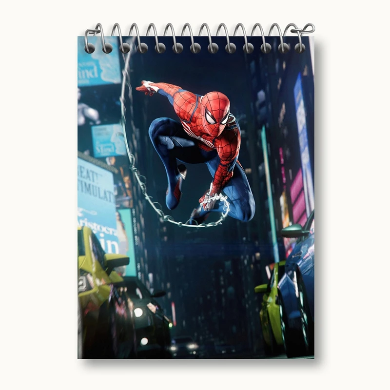 دفتر یادداشت 50 برگ خندالو مدل پیتر پارکر مردعنکبوتی کد 30846