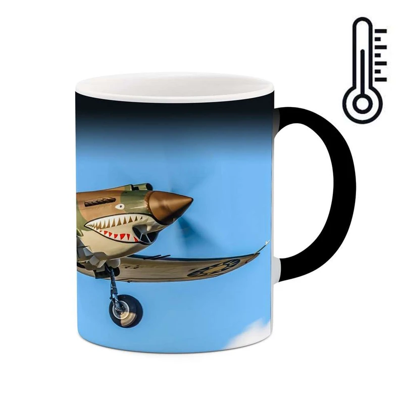 ماگ حرارتی کاکتی مدل هواپیما کد mgh14544