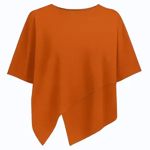 بلوز آستین کوتاه یقه گرد زنانه مدل ۲۰۴۲