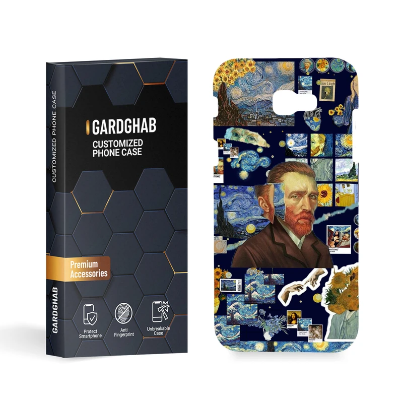 کاور گارد قاب مدل هنری مناسب برای گوشی موبایل سامسونگ Galaxy A7 2017 / A720