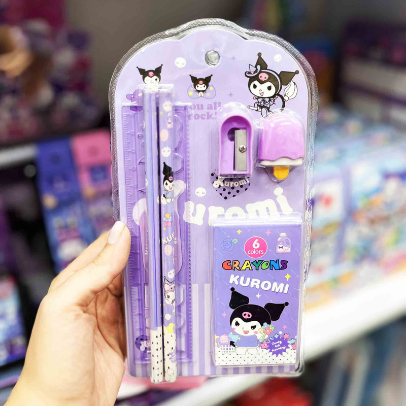 بسته لوازم تحریر مدل کورومی کد 41 مجموعه 11 عددی