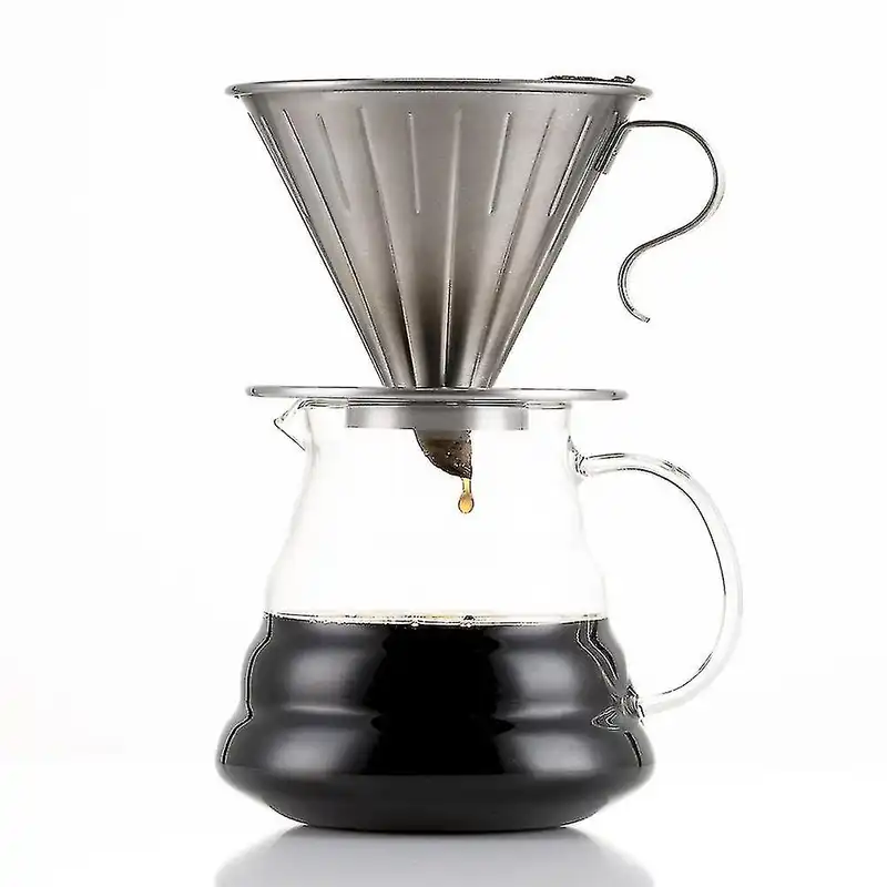 دریپر قهوه مدل V60 steel کد 4