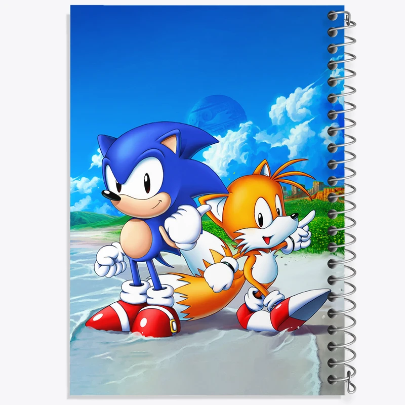 دفتر لیست خرید 50 برگ خندالو طرح سونیک (Sonic) کد 37046