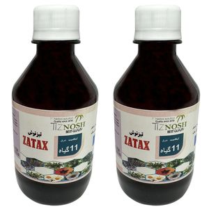 عرق 11 گیاه خلط آور تیزنوش - 500 میلی لیتر بسته 2 عددی