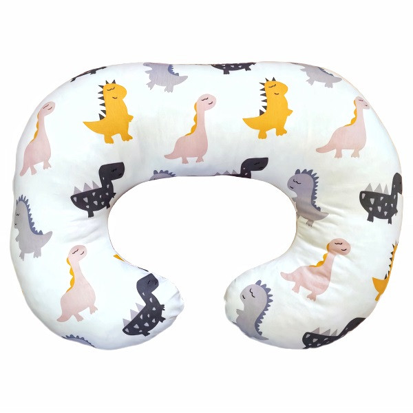 تشک خواب نوزاد شایلی مدل دایناسور کوچولو به همراه بالش شیردهی