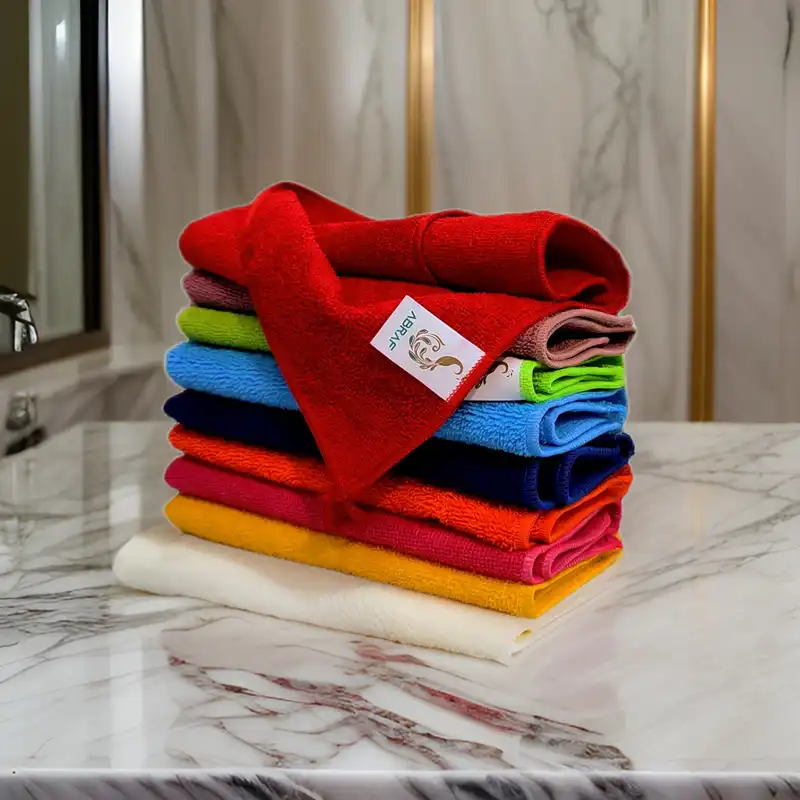 دستمال آشپزخانه ابراف مدل میکروفایبر AB306 بسته 6 عددی