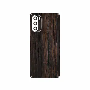 MAHOOT Burned_Wood Cover Sticker for Motorola Moto G52