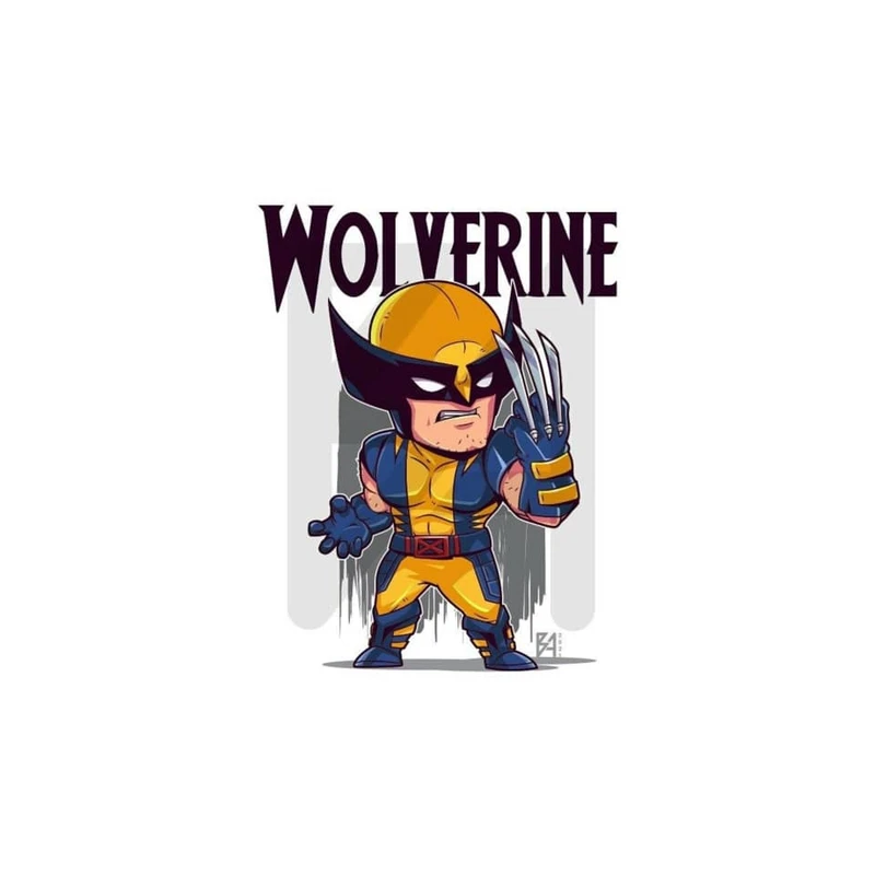 استیکر پارچه و لباس پاد آفرین مدل وولورین کد 256