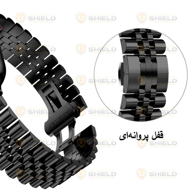 بند آلتیمیت شیلد مدل 5Lux مناسب برای اپل واچ Series 1 Aluminum 42 / Series 2 42mm / Series 3 42mm به همراه کاور