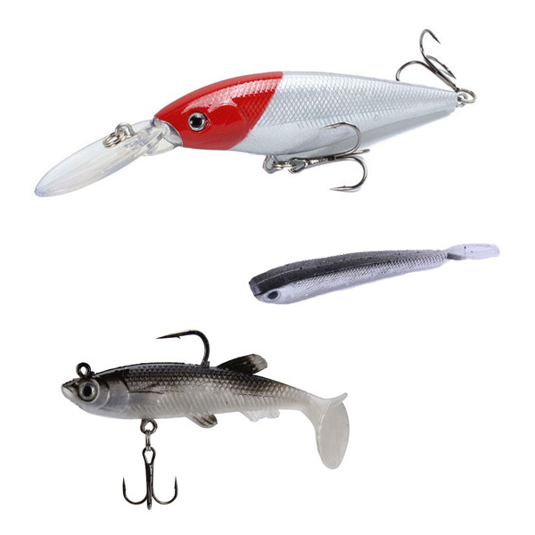 طعمه ماهیگیری مدل لور ترکیبی بسته سه عددی